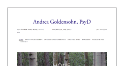 Desktop Screenshot of andreagoldensohn.com